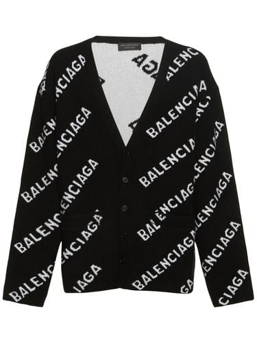 Cardigan Aus Wollmischstrick - BALENCIAGA - Modalova