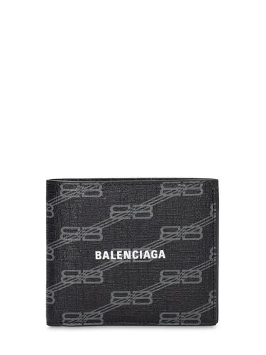 Cartera De Piel Sintética Con Logo Estampado - BALENCIAGA - Modalova