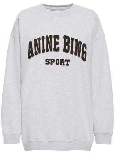 Sudadera De Algodón Con Logo - ANINE BING - Modalova