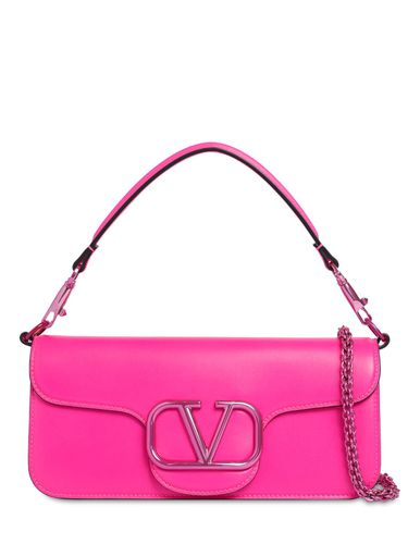 Bolso De Hombro De Piel Con Logo - VALENTINO GARAVANI - Modalova