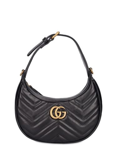 Mini Tasche Aus Leder "gg Marmont" - GUCCI - Modalova