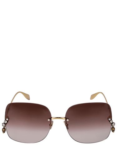 Sonnenbrille Aus Metall "am0390s" - ALEXANDER MCQUEEN - Modalova