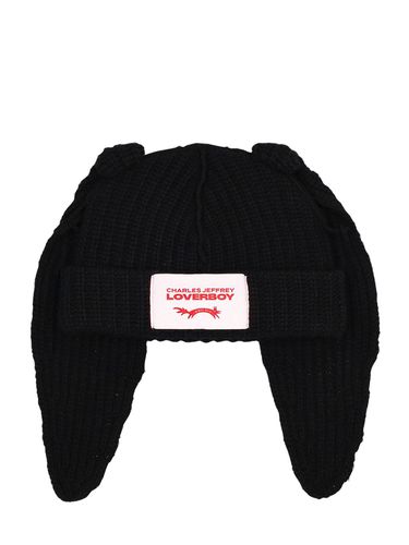 Chunky Rabbit Wool Blend Beanie - CHARLES JEFFREY LOVERBOY - Modalova