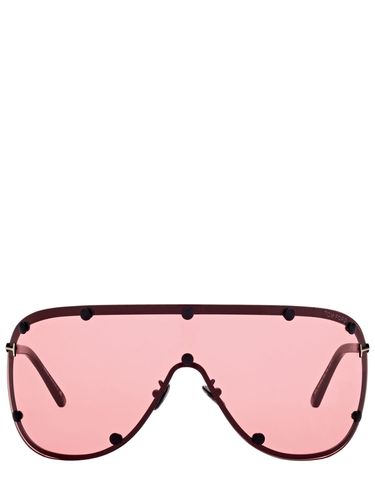 Kyler Pilot Mask Metal Sunglasses - TOM FORD - Modalova