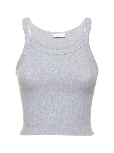 Hb Ribbed Stretch Cotton Tank Top - WARDROBE.NYC - Modalova