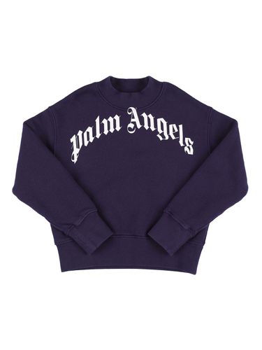 Sudadera De Algodón Con Logo Estampado - PALM ANGELS - Modalova