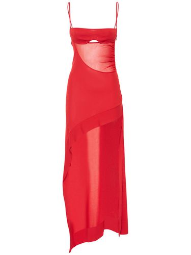 Vestido Corto De Punto De Viscosa - MUGLER - Modalova