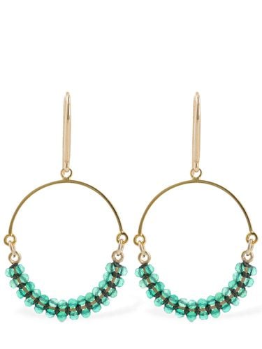 Cesaria Beaded Hoop Earrings - ISABEL MARANT - Modalova