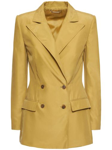 Blazer Cruzado De Seda - ALBERTA FERRETTI - Modalova