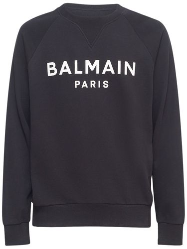 Logo Printed Sweatshirt - BALMAIN - Modalova