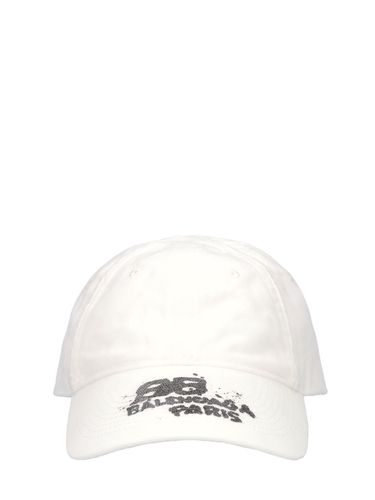 Gorra Paris De Algodón - BALENCIAGA - Modalova