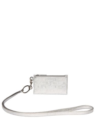 Leather Card Holder W/ Keyring - BALENCIAGA - Modalova