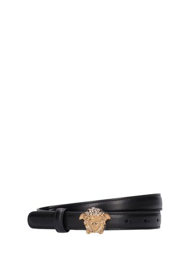 Cinturón Medusa De Piel 2cm - VERSACE - Modalova