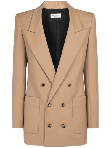 Wollblazer - SAINT LAURENT - Modalova