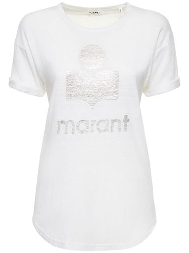 Camiseta De Lino Con Logo - MARANT ETOILE - Modalova