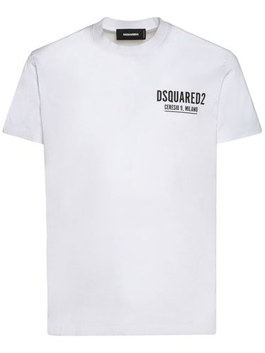 T-shirt Aus Baumwolljersey „ceresio 9“ - DSQUARED2 - Modalova