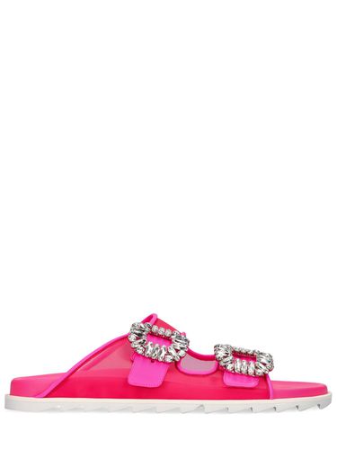 Mm Flache Sandalen Aus Mesh „slidy Viv“ - ROGER VIVIER - Modalova