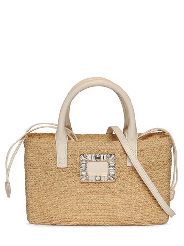 Small Rv Skate Raffia Bag - ROGER VIVIER - Modalova