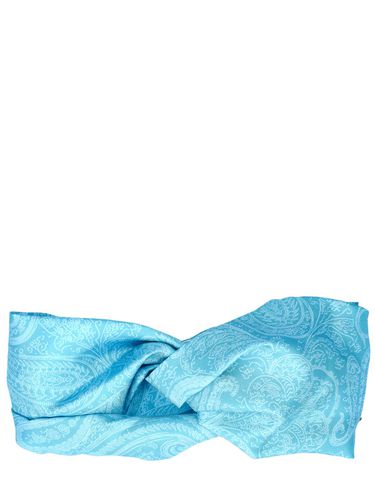 Silk Headband W/ Knot - ETRO - Modalova