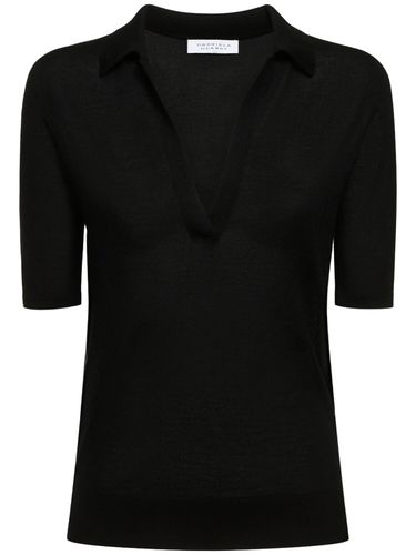 Frank Cashmere & Silk Knit Polo Sweater - GABRIELA HEARST - Modalova