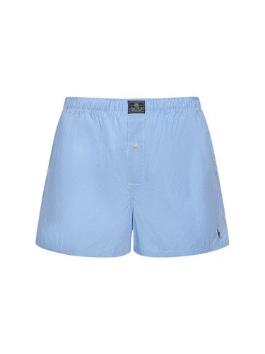 Calzoncillo Boxer De Algodón Con Botones - POLO RALPH LAUREN - Modalova