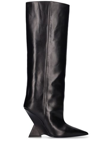 Mm Cheope Leather Tall Boots - THE ATTICO - Modalova