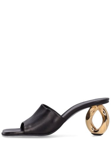 Mm Hohe, Gepolsterte Leder-sandalen Mit Kette - JW ANDERSON - Modalova