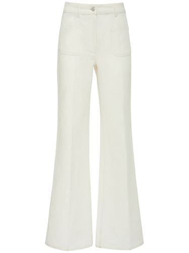 Danbeth Linen & Cotton Wide Pants - LORO PIANA - Modalova