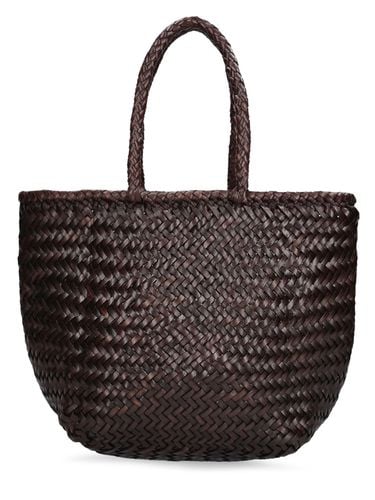 Grace Small Woven Leather Basket Bag - DRAGON DIFFUSION - Modalova