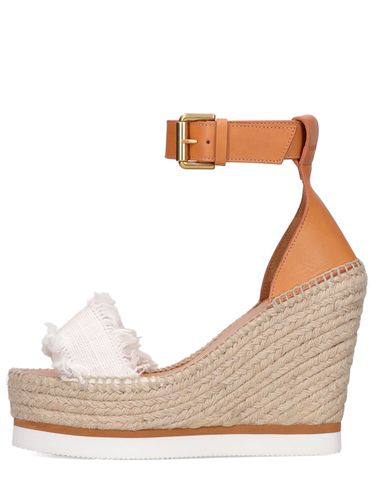 Mm Glyn Canvas & Leather Wedges - SEE BY CHLOÉ - Modalova