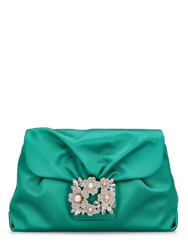 Clutch Rv Bouquet De Satén - ROGER VIVIER - Modalova