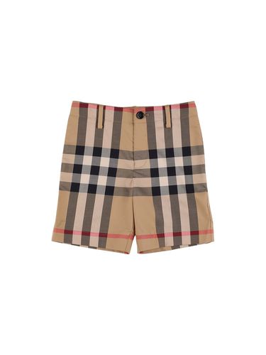 Shorts Aus Baumwolldenim Mit Druck - BURBERRY - Modalova