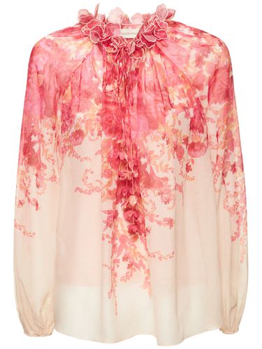 High Tide Billow Cotton & Silk Shirt - ZIMMERMANN - Modalova