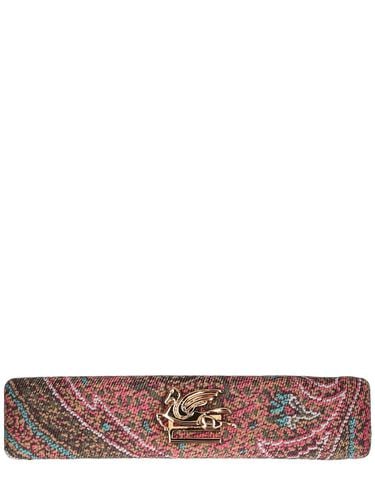 Paisley Silk Hair Clip - ETRO - Modalova