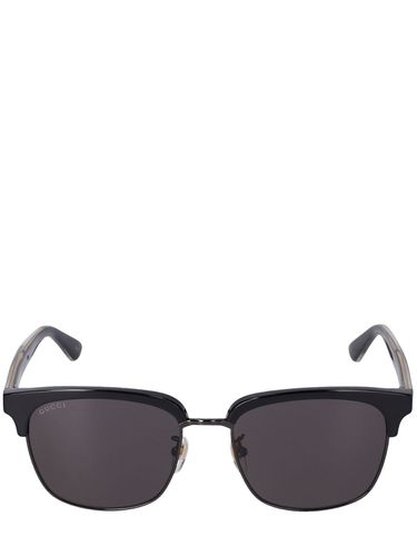 Round Metal & Acetate Sunglasses - GUCCI - Modalova