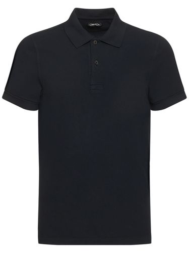 Polo De Algodón Piqué - TOM FORD - Modalova