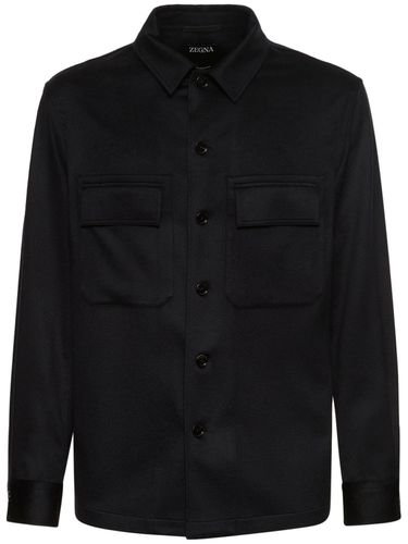 Pure Cashmere Overshirt - ZEGNA - Modalova