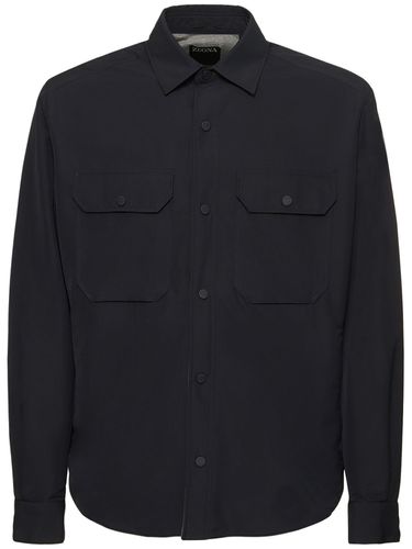 Overshirt Aus Wolle Und Nylon - ZEGNA - Modalova