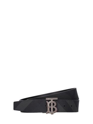 Mm Tb Logo Plaque Belt - BURBERRY - Modalova