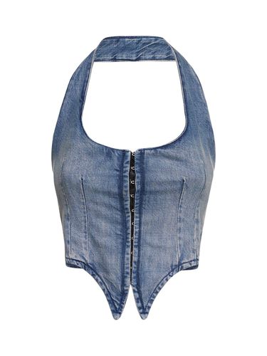 Gilet Dani In Denim Di Cotone - MIAOU - Modalova