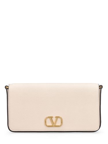 Bolso Pouch Vlogo De Piel - VALENTINO GARAVANI - Modalova