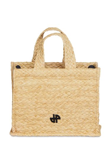 Small Patou Straw Tote Bag - PATOU - Modalova