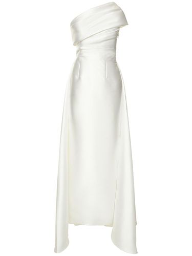 Vestito Maxi Monospalla Alba In Twill - SOLACE LONDON - Modalova