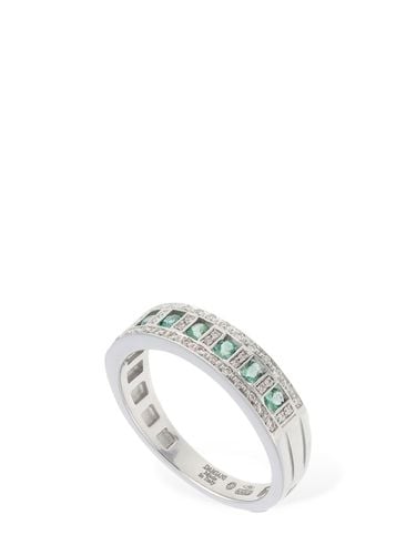 Belle Epoque Emerald & Diamond Ring - DAMIANI - Modalova