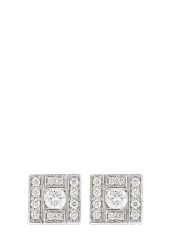 Pendientes Cuadrados Con Diamantes - DAMIANI - Modalova