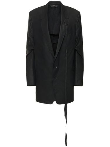 Agnes Waxed Cotton Voile Slouchy Jacket - ANN DEMEULEMEESTER - Modalova