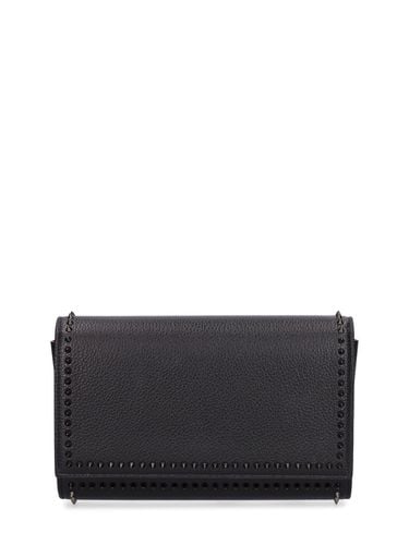 Paloma Leather Clutch W/spikes - CHRISTIAN LOUBOUTIN - Modalova