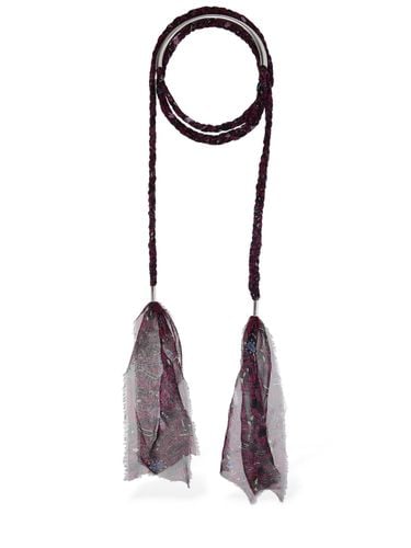 Riviera Silk Scarf Necklace - ISABEL MARANT - Modalova