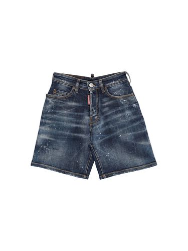 Shorts Aus Stretch-baumwolldenim - DSQUARED2 - Modalova