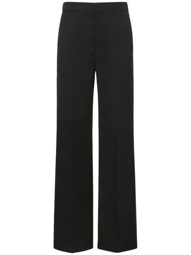 Scarly Wool Straight Pants - ISABEL MARANT - Modalova